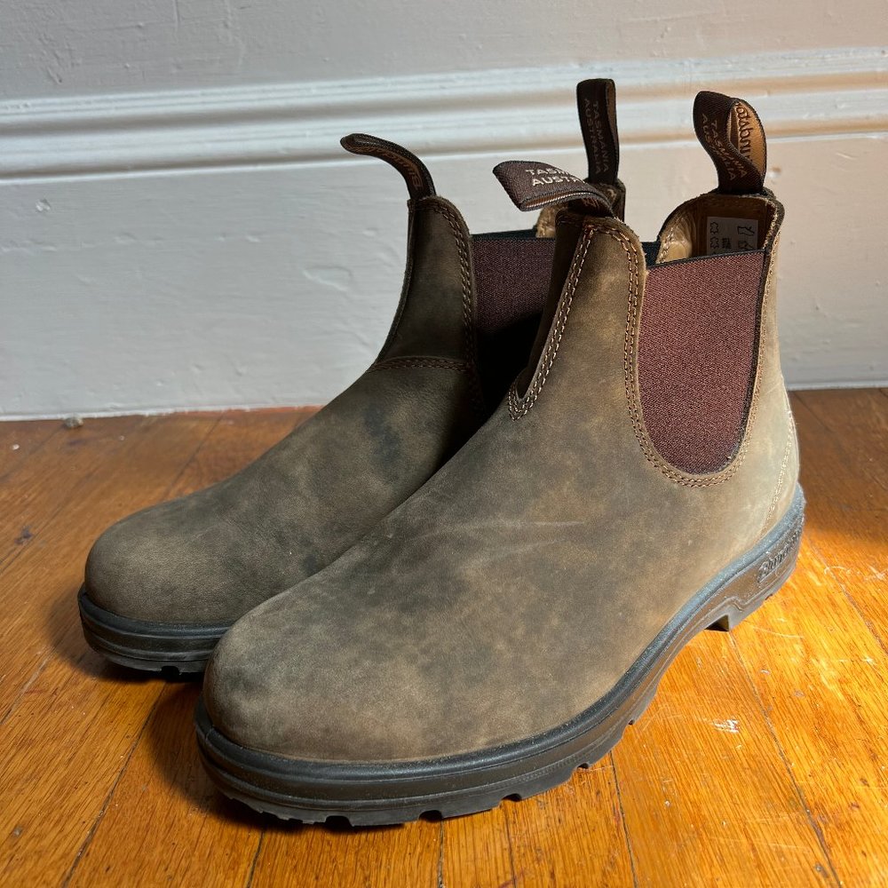 Blundstone Classic 550 Chelsea Boots, Rustic Brown, 8 Mens/10 Womens, New
